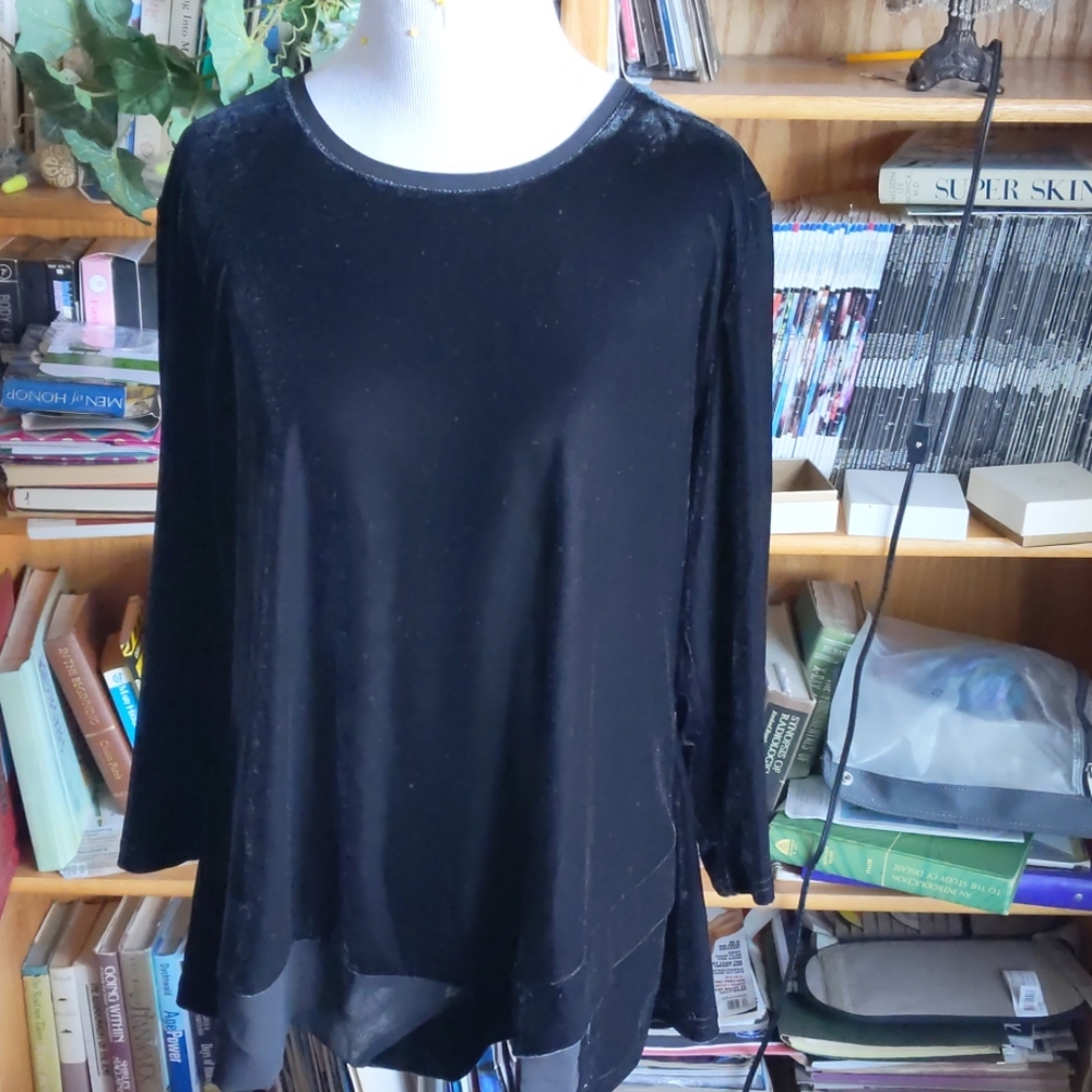 Velour Tunic/ never worn Free w/54.00 purchase